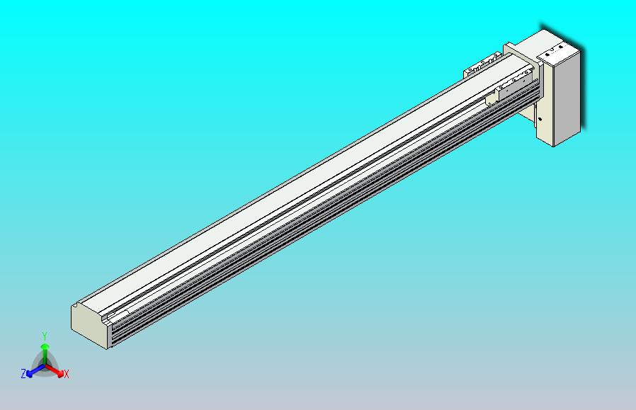 皮带直线轴半封闭可选导轨TPA-HNB-85D-90-L850-LP-Y-P20-N3