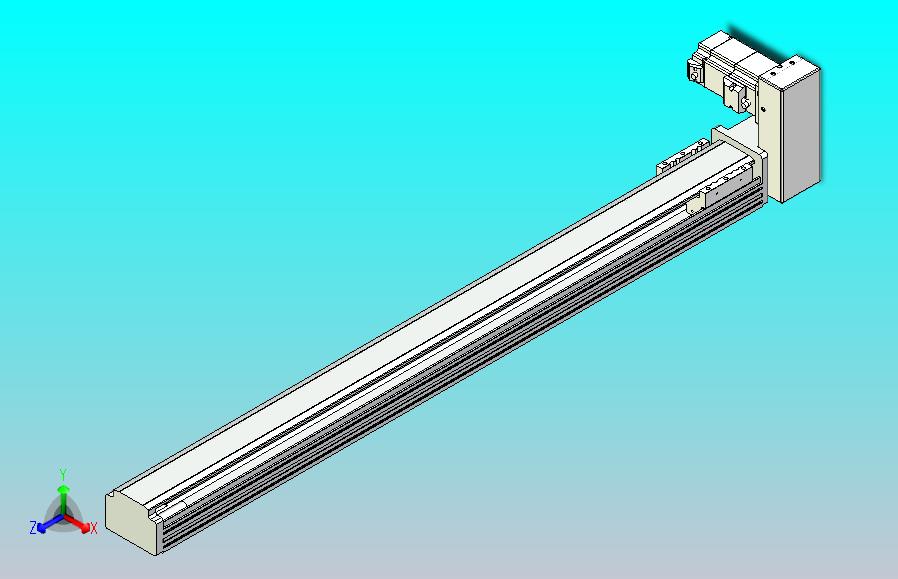 皮带直线轴半封闭可选导轨TPA-HNB-85D-90-L850-LU-C-P20-N3