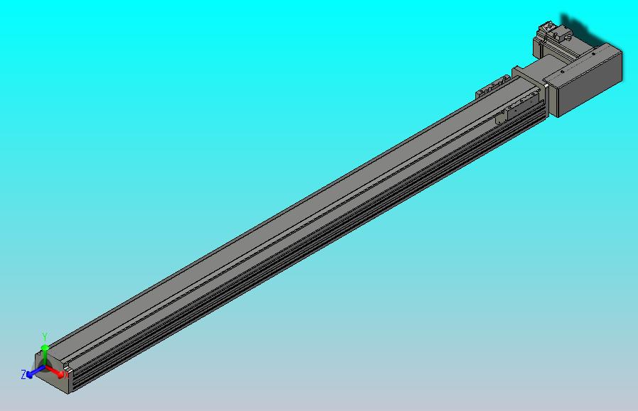 皮带直线轴半封闭可选导轨TPA-HNB-85D-90-L1050-ML-Y-P20-N3
