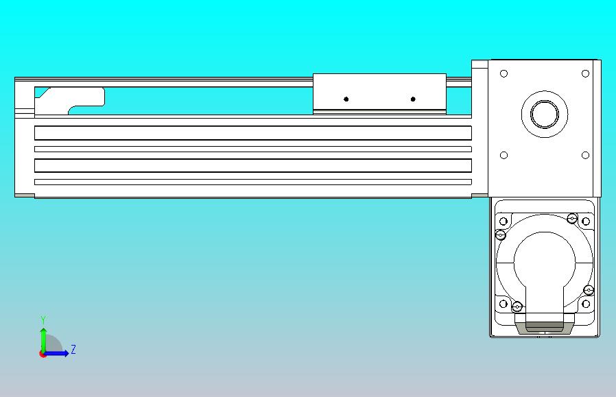 皮带直线轴半封闭可选导轨TPA-HNB-85S-90-L100-RP-C-P20-N3