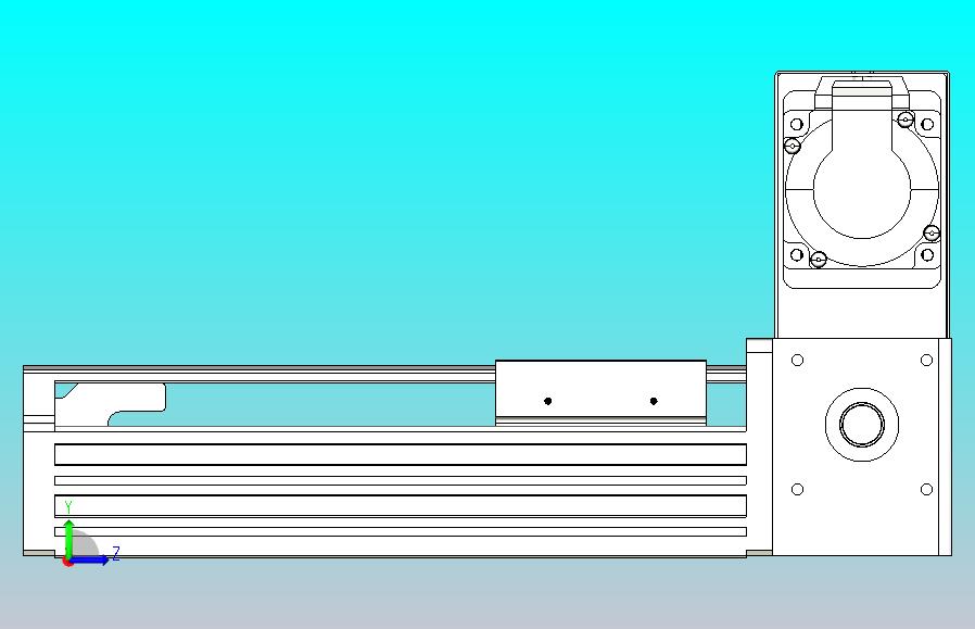 皮带直线轴半封闭可选导轨TPA-HNB-85S-90-L100-RU-C-P20-N3