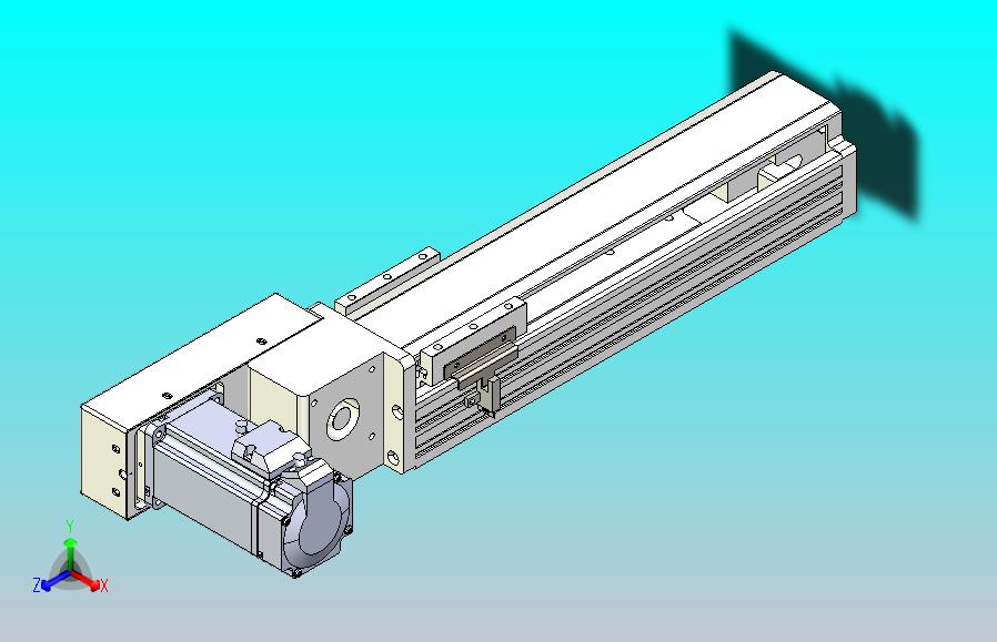 皮带直线轴半封闭可选导轨TPA-HNB-85S-90-L200-ML-C-P20-N3