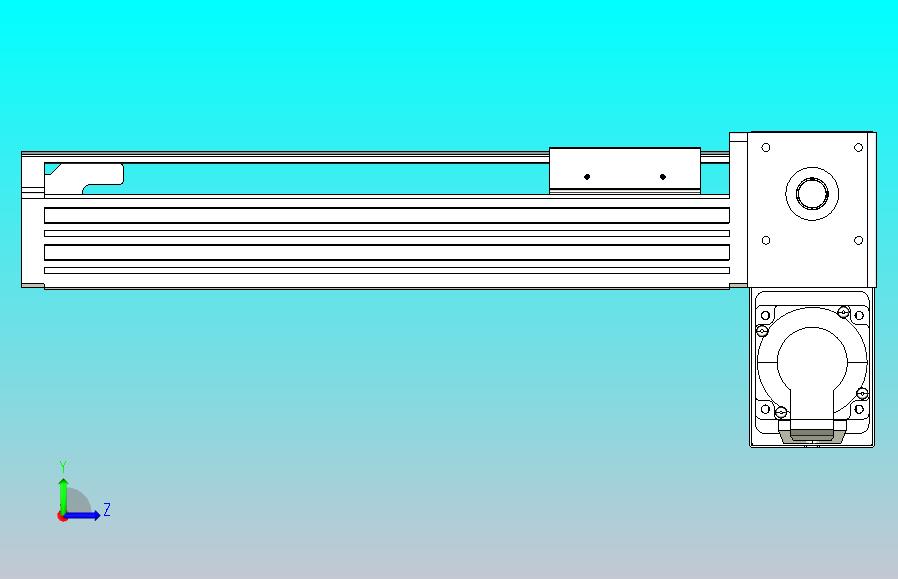 皮带直线轴半封闭可选导轨TPA-HNB-85S-90-L200-RP-C-P20-N3