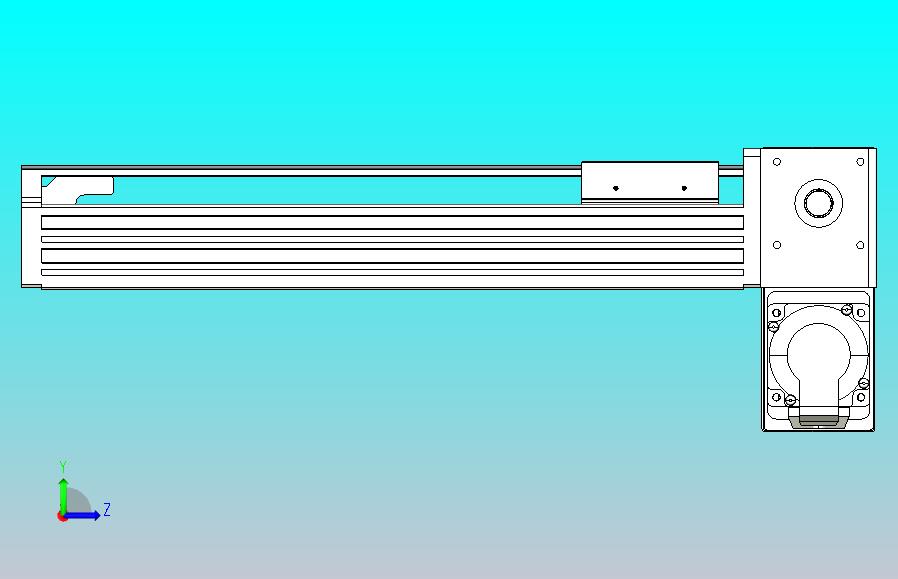 皮带直线轴半封闭可选导轨TPA-HNB-85S-90-L250-RP-C-P20-N3