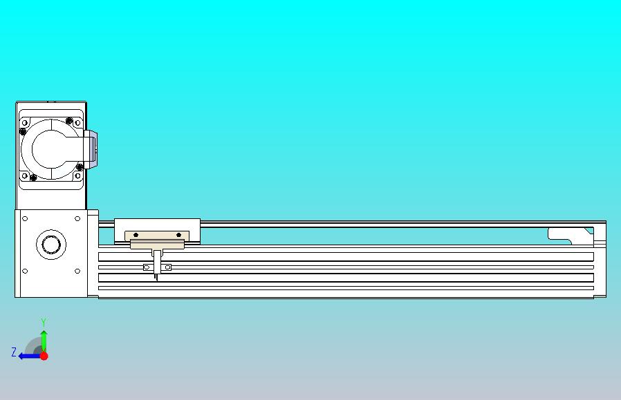 皮带直线轴半封闭可选导轨TPA-HNB-85S-90-L300-LU-C-P20-N3