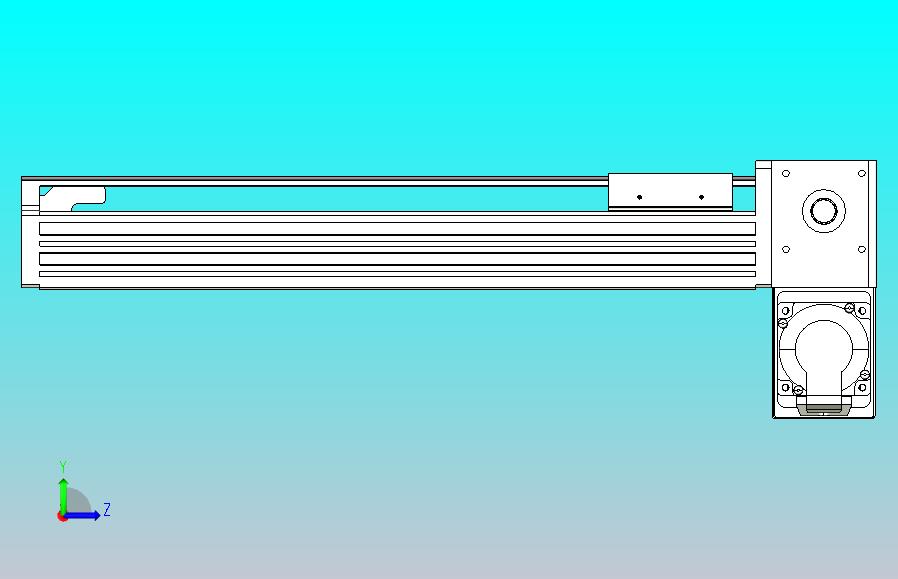 皮带直线轴半封闭可选导轨TPA-HNB-85S-90-L300-RP-C-P20-N3