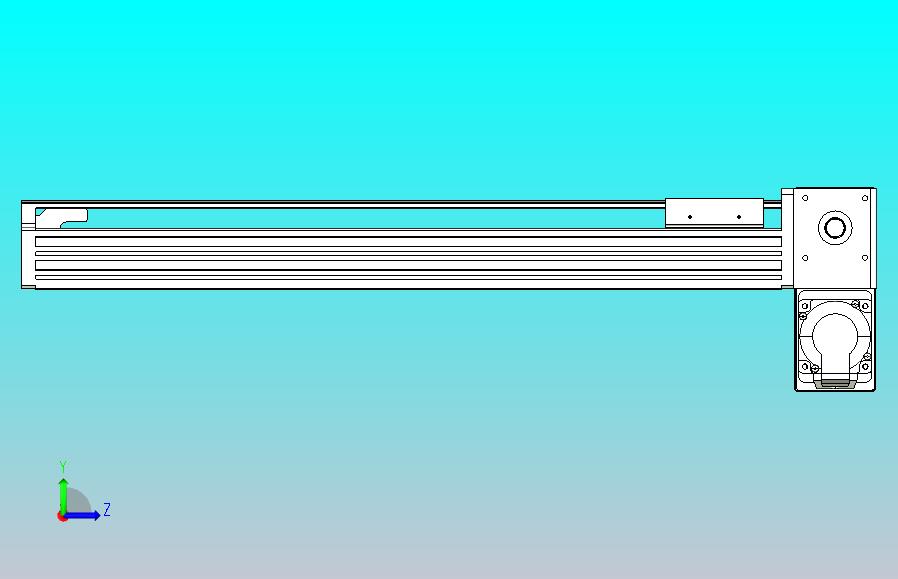 皮带直线轴半封闭可选导轨TPA-HNB-85S-90-L450-RP-C-P20-N3