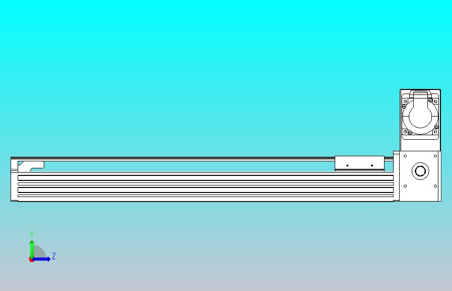 皮带直线轴半封闭可选导轨TPA-HNB-85S-90-L450-RU-C-P20-N3