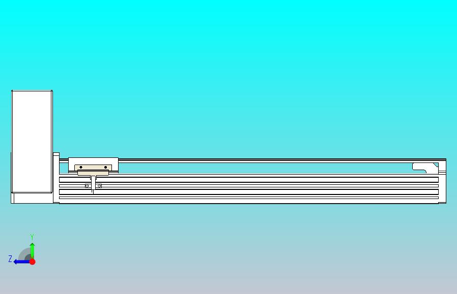 皮带直线轴半封闭可选导轨TPA-HNB-85S-90-L450-RU-C-P20-N3