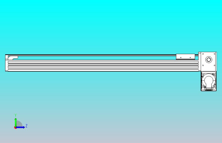 皮带直线轴半封闭可选导轨TPA-HNB-85S-90-L650-RP-C-P20-N3