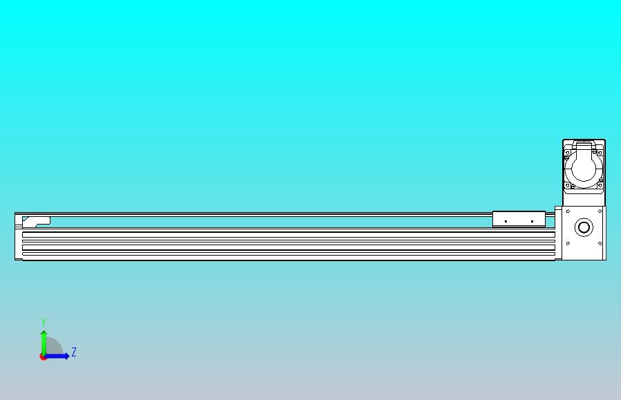 皮带直线轴半封闭可选导轨TPA-HNB-85S-90-L650-RU-C-P20-N3