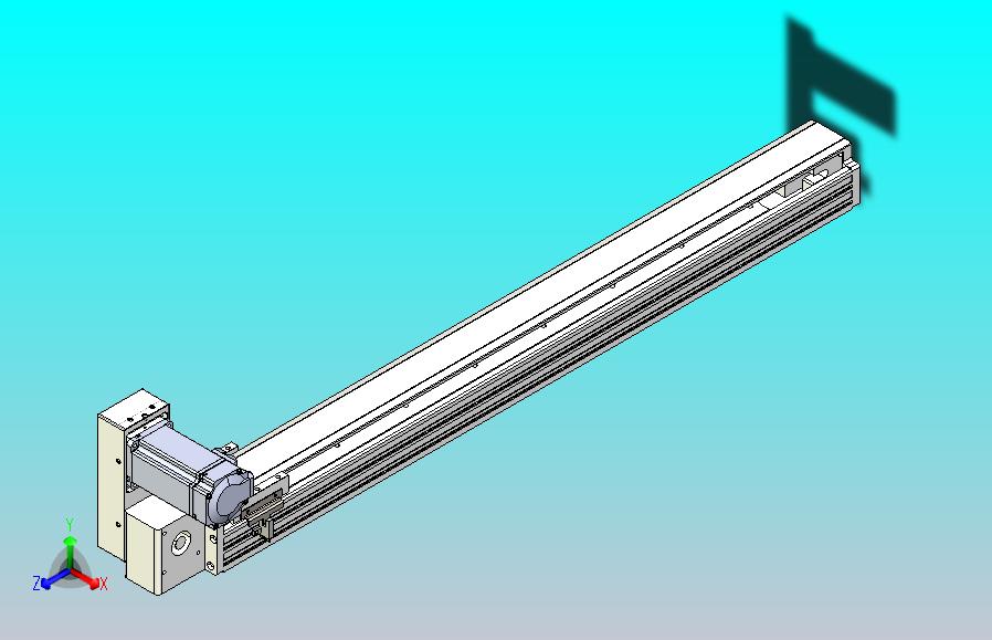 皮带直线轴半封闭可选导轨TPA-HNB-85S-90-L750-LU-C-P20-N3