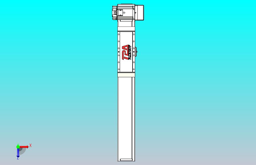 伺服电机集成皮带传动直线执行器TPA-OCB-100-192-L350-LU-P75-N3