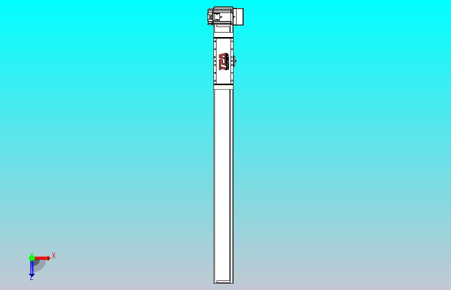 伺服电机集成皮带传动直线执行器TPA-OCB-100-192-L850-LU-P75-N3