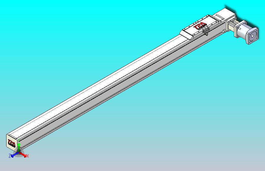 伺服电机集成皮带传动直线执行器TPA-OCB-100-192-L1450-DL-J90-N3