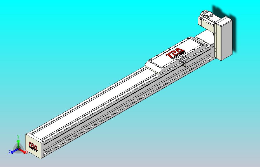 伺服电机集成皮带传动直线执行器TPA-OCB-120-224-L750-LU-P75-N3