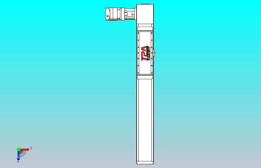 伺服电机集成皮带传动直线执行器TPA-OCB-120-224-L450-DR-J90-N3