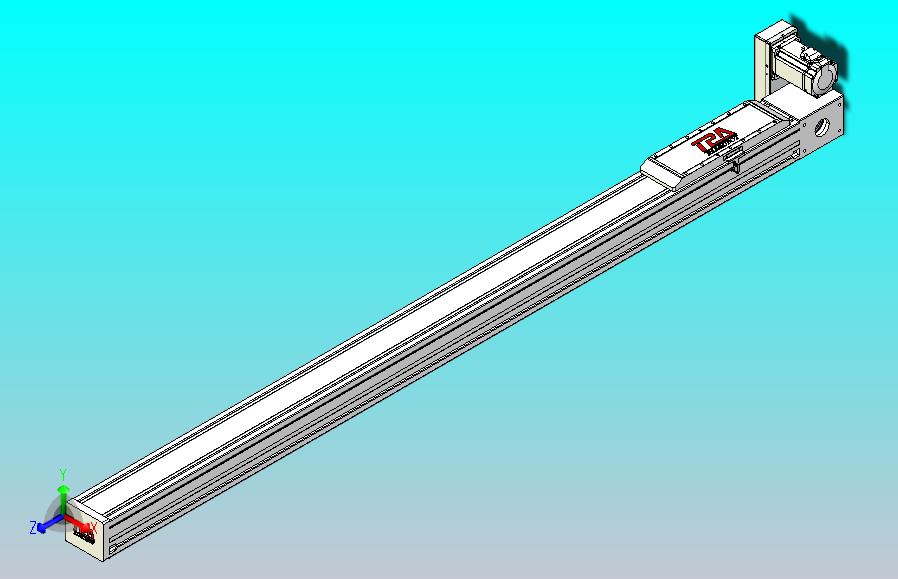 伺服电机集成皮带传动直线执行器TPA-OCB-120-224-L1650-RU-P75-N3