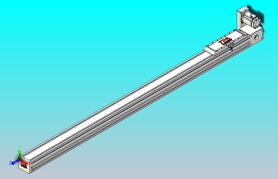 伺服电机集成皮带传动直线执行器TPA-OCB-120-224-L1850-RU-P75-N3