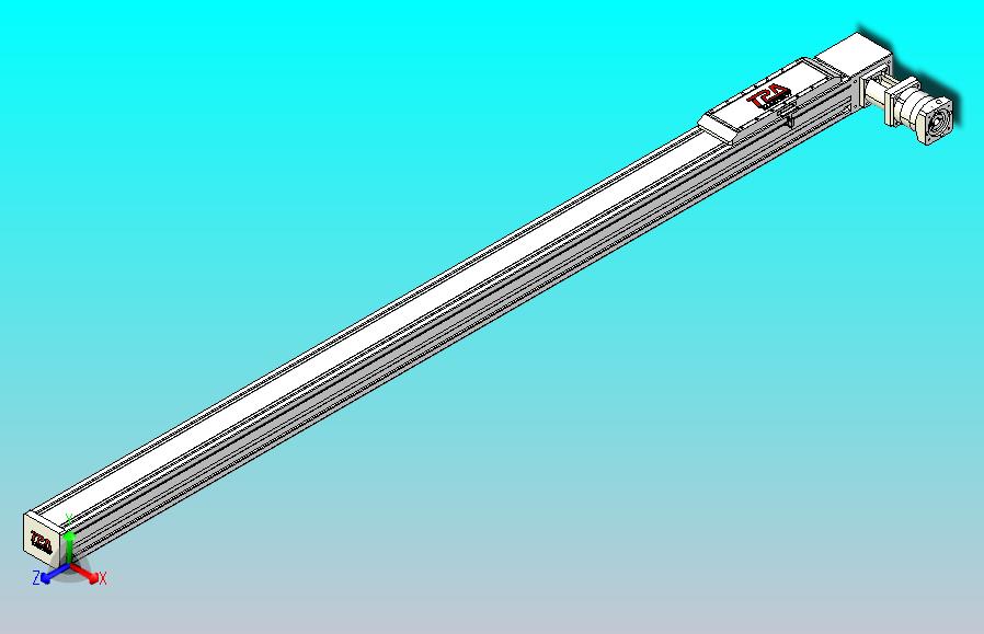 伺服电机集成皮带传动直线执行器TPA-OCB-120-224-L2050-DL-J90-N3