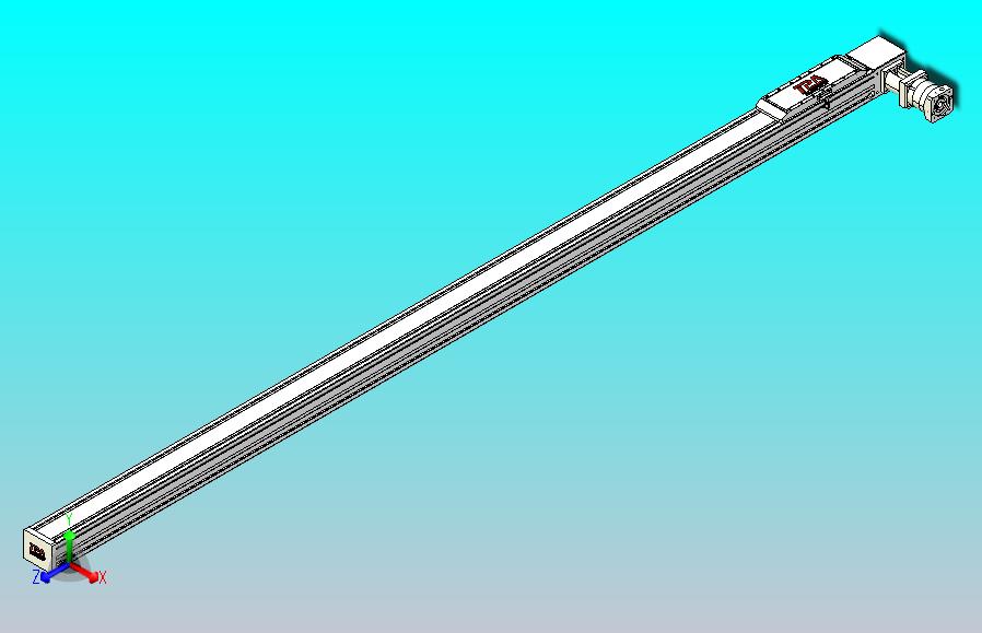 伺服电机集成皮带传动直线执行器TPA-OCB-120-224-L2950-DL-J90-N3