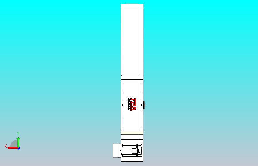 伺服电机集成皮带传动直线执行器TPA-OCB-140-256-L250-LU-P75-N3