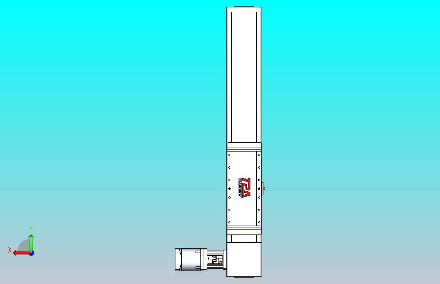 伺服电机集成皮带传动直线执行器TPA-OCB-140-256-L350-DL-J90-N3