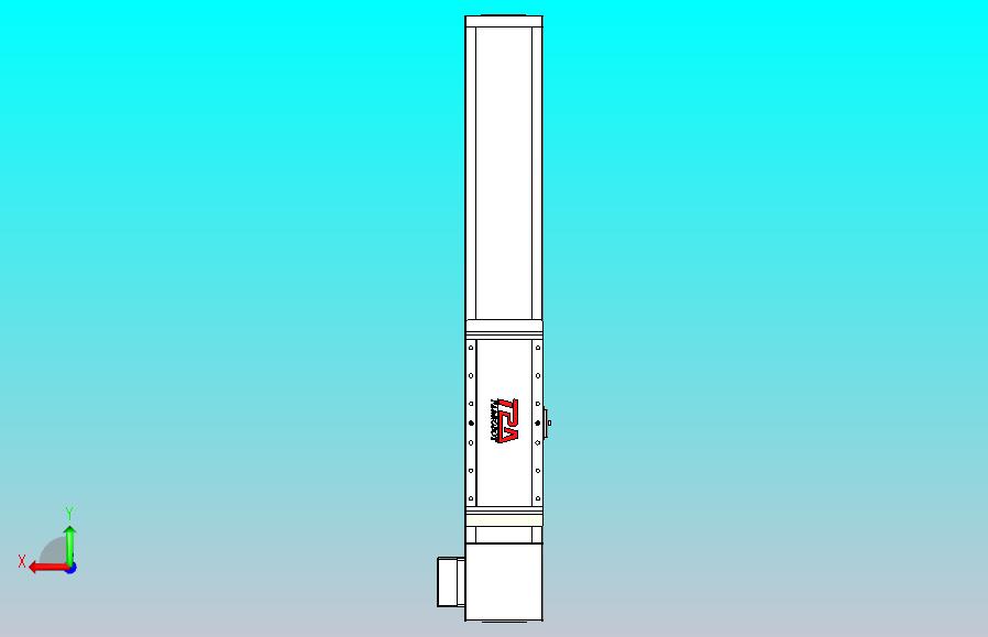 伺服电机集成皮带传动直线执行器TPA-OCB-140-256-L350-LP-P75-N3