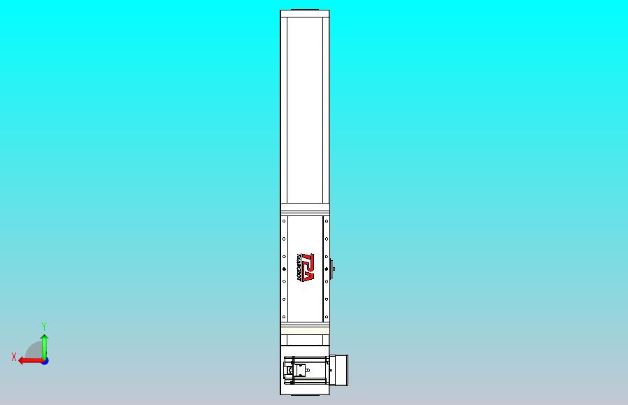 伺服电机集成皮带传动直线执行器TPA-OCB-140-256-L350-RU-P75-N3