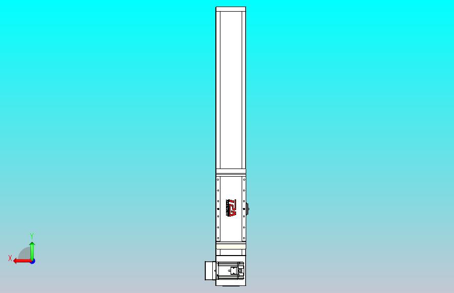 伺服电机集成皮带传动直线执行器TPA-OCB-140-256-L550-LU-P75-N3