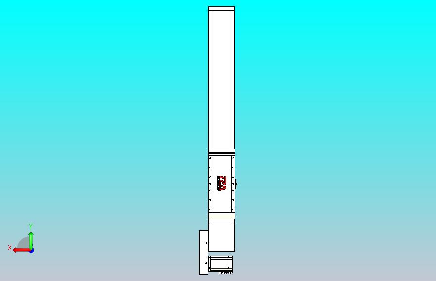 伺服电机集成皮带传动直线执行器TPA-OCB-140-256-L550-ML-P75-N3