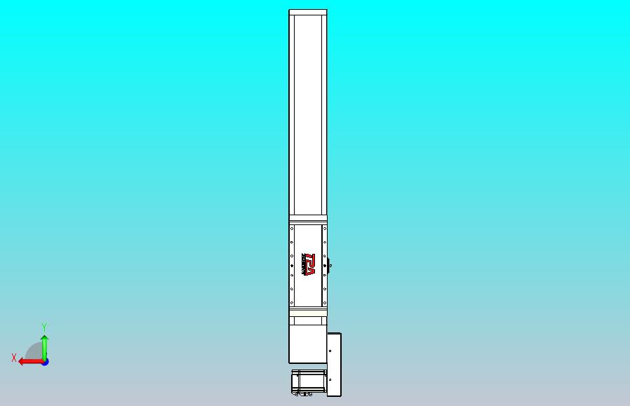伺服电机集成皮带传动直线执行器TPA-OCB-140-256-L550-MR-P75-N3