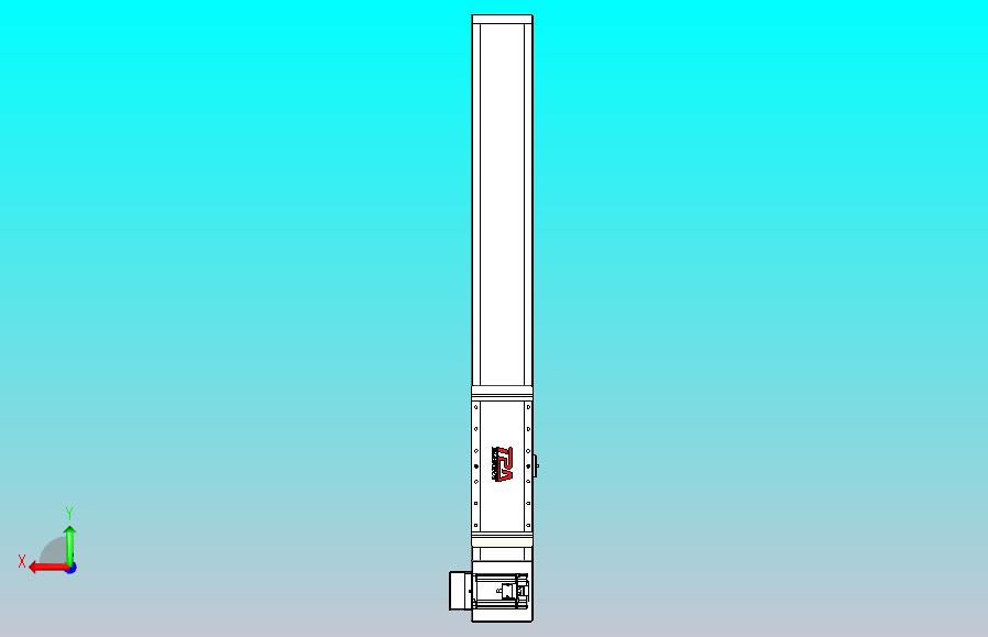 伺服电机集成皮带传动直线执行器TPA-OCB-140-256-L650-LU-P75-N3