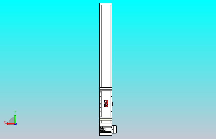 伺服电机集成皮带传动直线执行器TPA-OCB-140-256-L750-RU-P75-N3