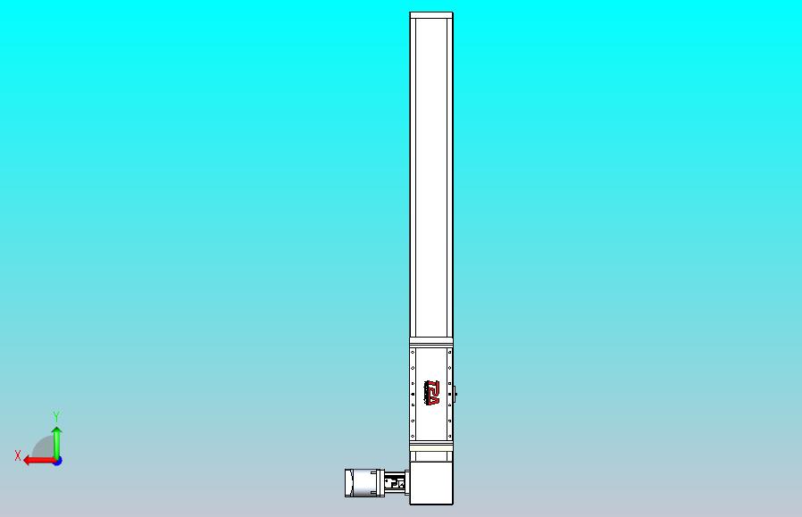 伺服电机集成皮带传动直线执行器TPA-OCB-140-256-L850-DL-J90-N3