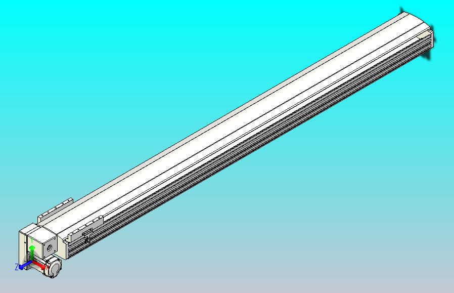 皮带直线轴半封闭可选导轨TPA-HNB-202D-140-L1900-LP-Y-P75-N3