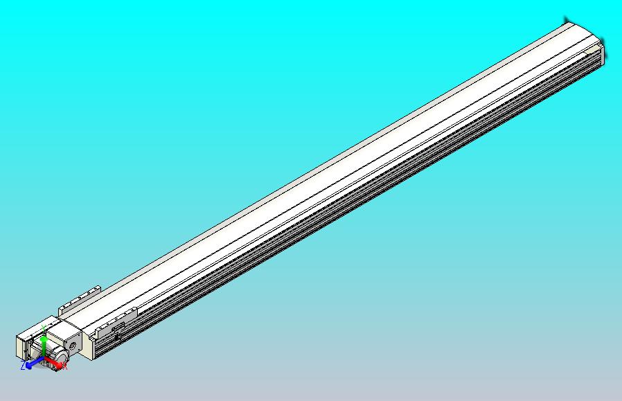 皮带直线轴半封闭可选导轨TPA-HNB-202D-140-L2250-ML-Y-P75-N3