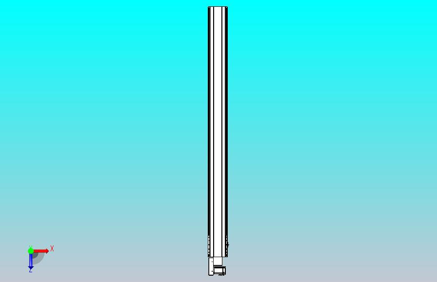 皮带直线轴半封闭可选导轨TPA-HNB-202D-140-L2300-ML-Y-P75-N3