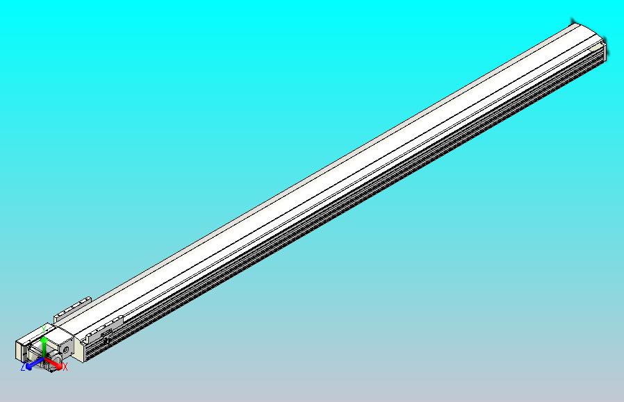 皮带直线轴半封闭可选导轨TPA-HNB-202D-140-L2650-ML-Y-P75-N3