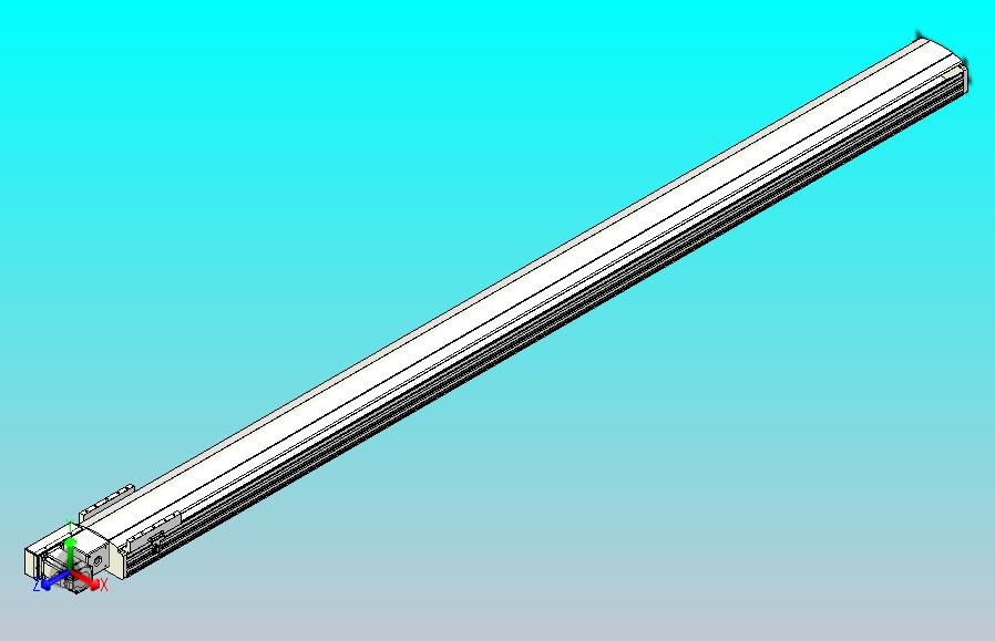 皮带直线轴半封闭可选导轨TPA-HNB-202D-140-L3000-ML-Y-P75-N3