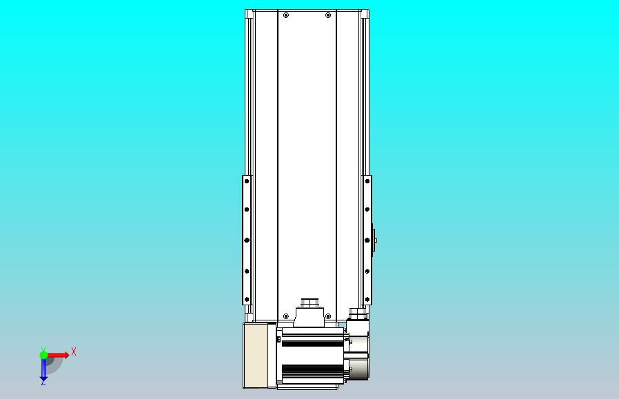 皮带直线轴半封闭可选导轨TPA-HNB-220D-176-L150-LU-Y-P1K-N3
