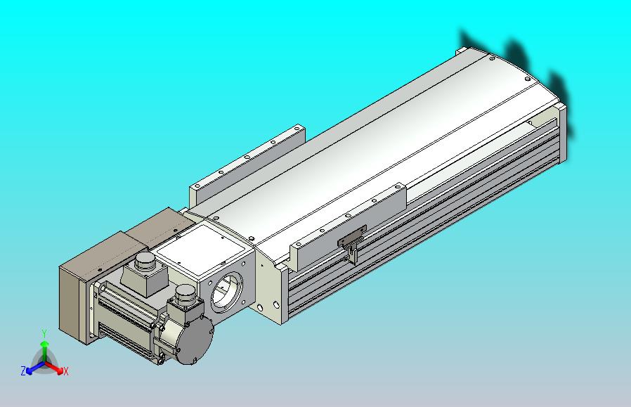 皮带直线轴半封闭可选导轨TPA-HNB-220D-176-L200-ML-Y-P1K-N3