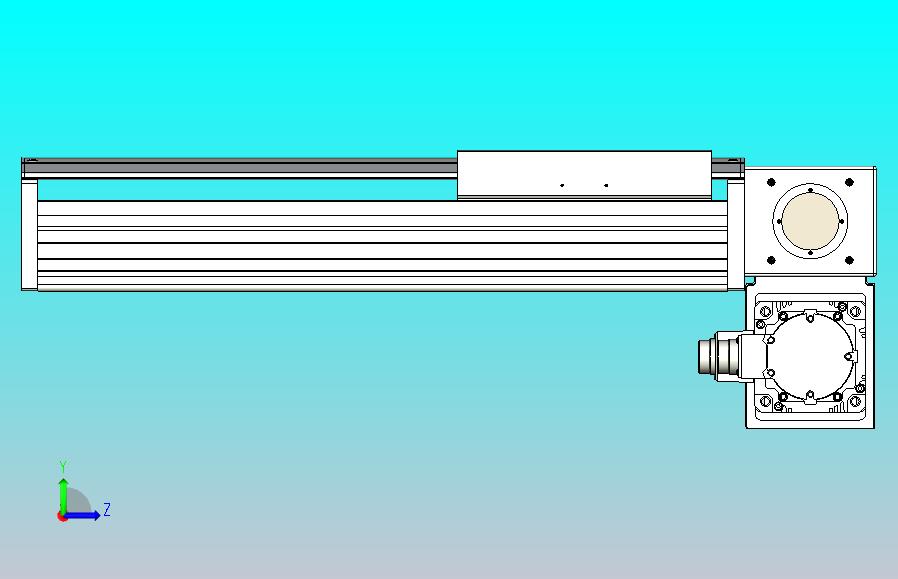 皮带直线轴半封闭可选导轨TPA-HNB-220D-176-L250-RP-Y-P1K-N3