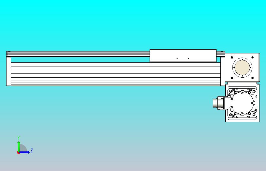 皮带直线轴半封闭可选导轨TPA-HNB-220D-176-L350-RP-Y-P1K-N3