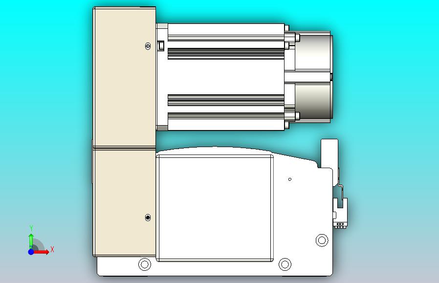皮带直线轴半封闭可选导轨TPA-HNB-220D-176-L400-LU-Y-P1K-N3