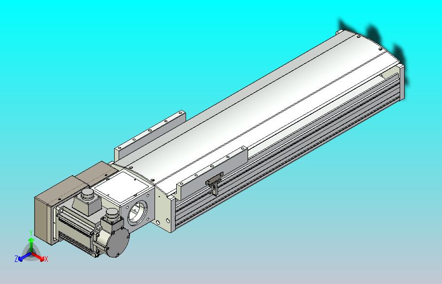 皮带直线轴半封闭可选导轨TPA-HNB-220D-176-L400-ML-Y-P1K-N3