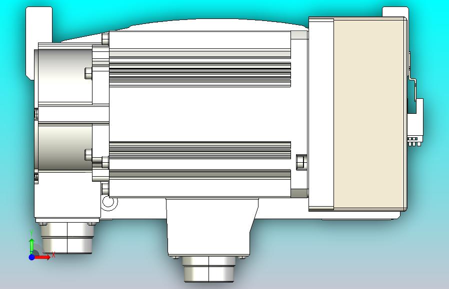 皮带直线轴半封闭可选导轨TPA-HNB-220D-176-L400-MR-Y-P1K-N3
