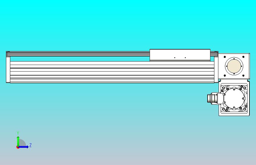 皮带直线轴半封闭可选导轨TPA-HNB-220D-176-L400-RP-Y-P1K-N3