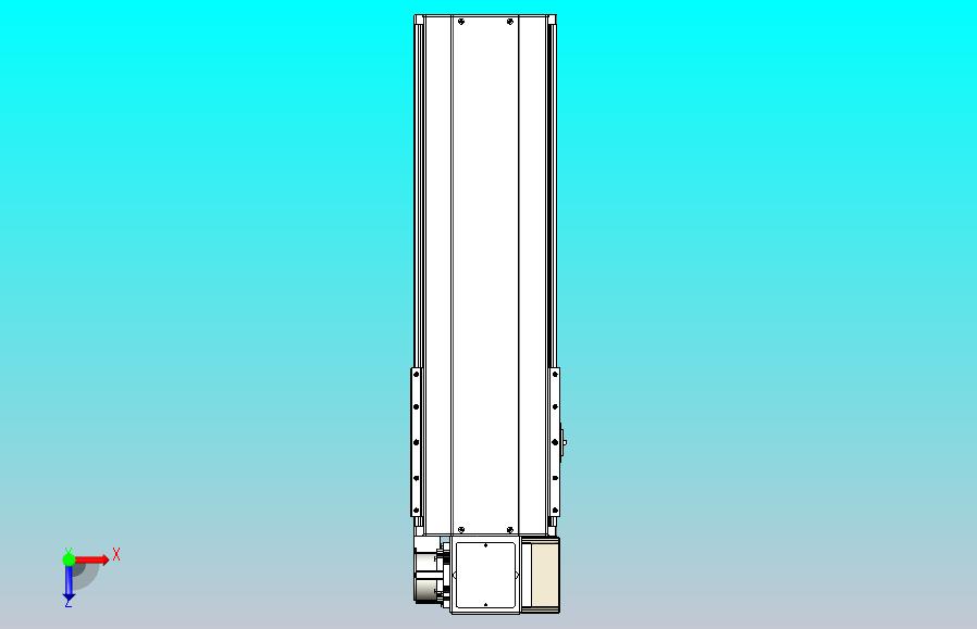 皮带直线轴半封闭可选导轨TPA-HNB-220D-176-L400-RP-Y-P1K-N3