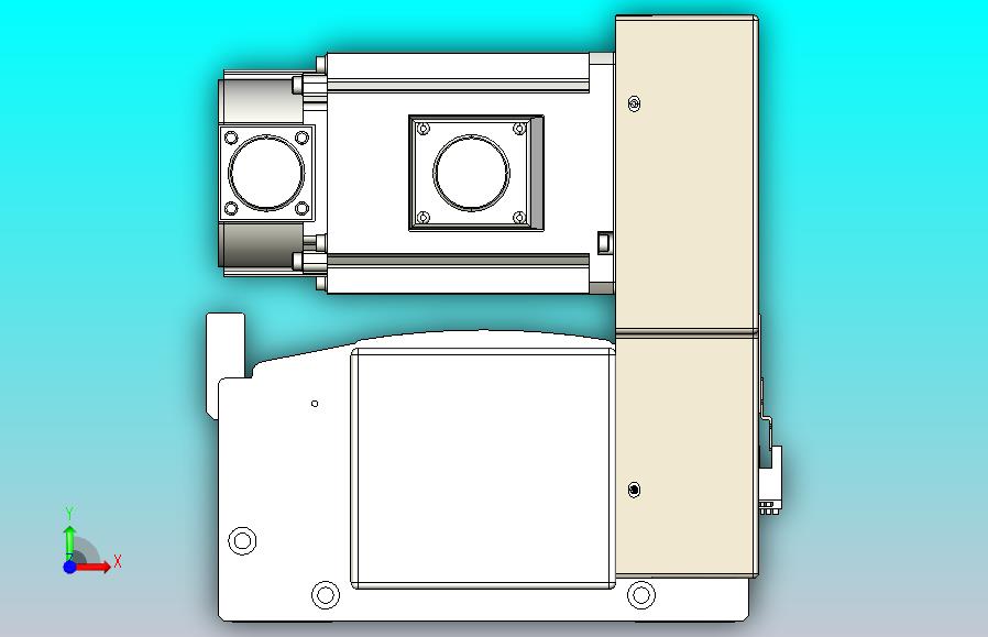 皮带直线轴半封闭可选导轨TPA-HNB-220D-176-L400-RU-Y-P1K-N3